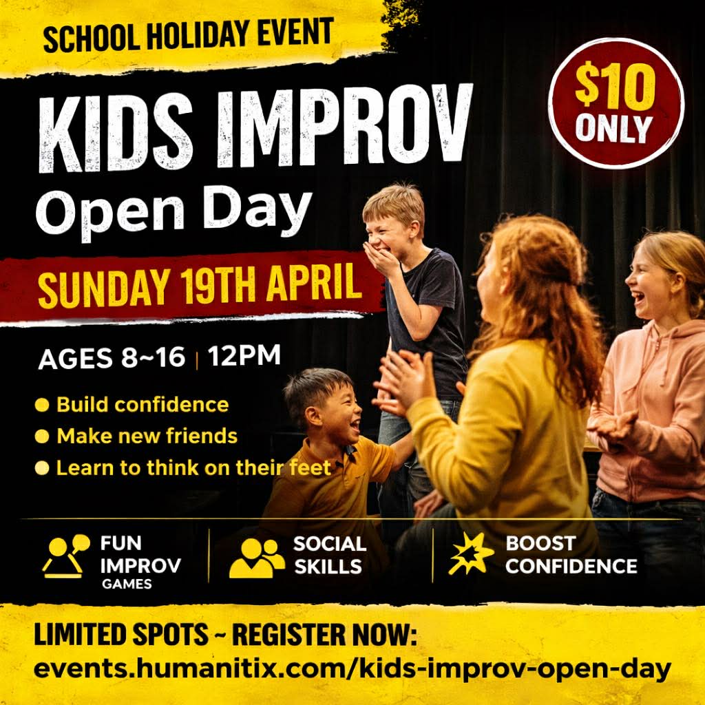 Kids Improv Open Day - Sunday 19th April